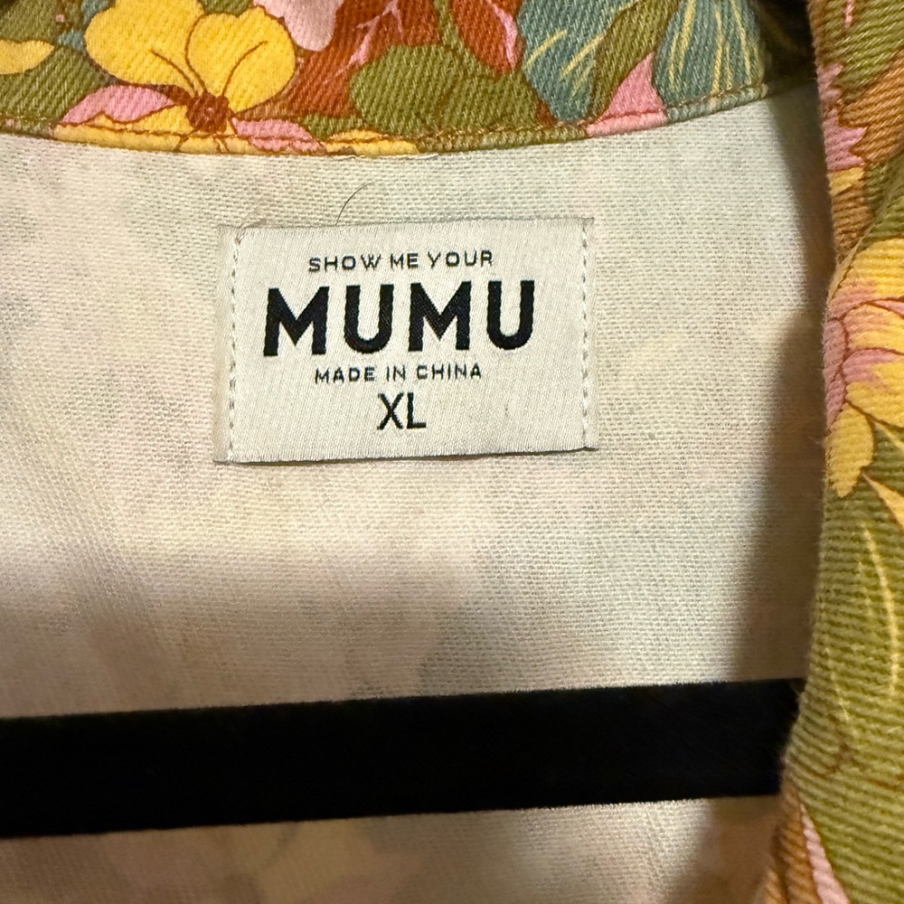 Show Me Your Mumu Floral Jumpsuit in Olive Green, Yellow, Pink